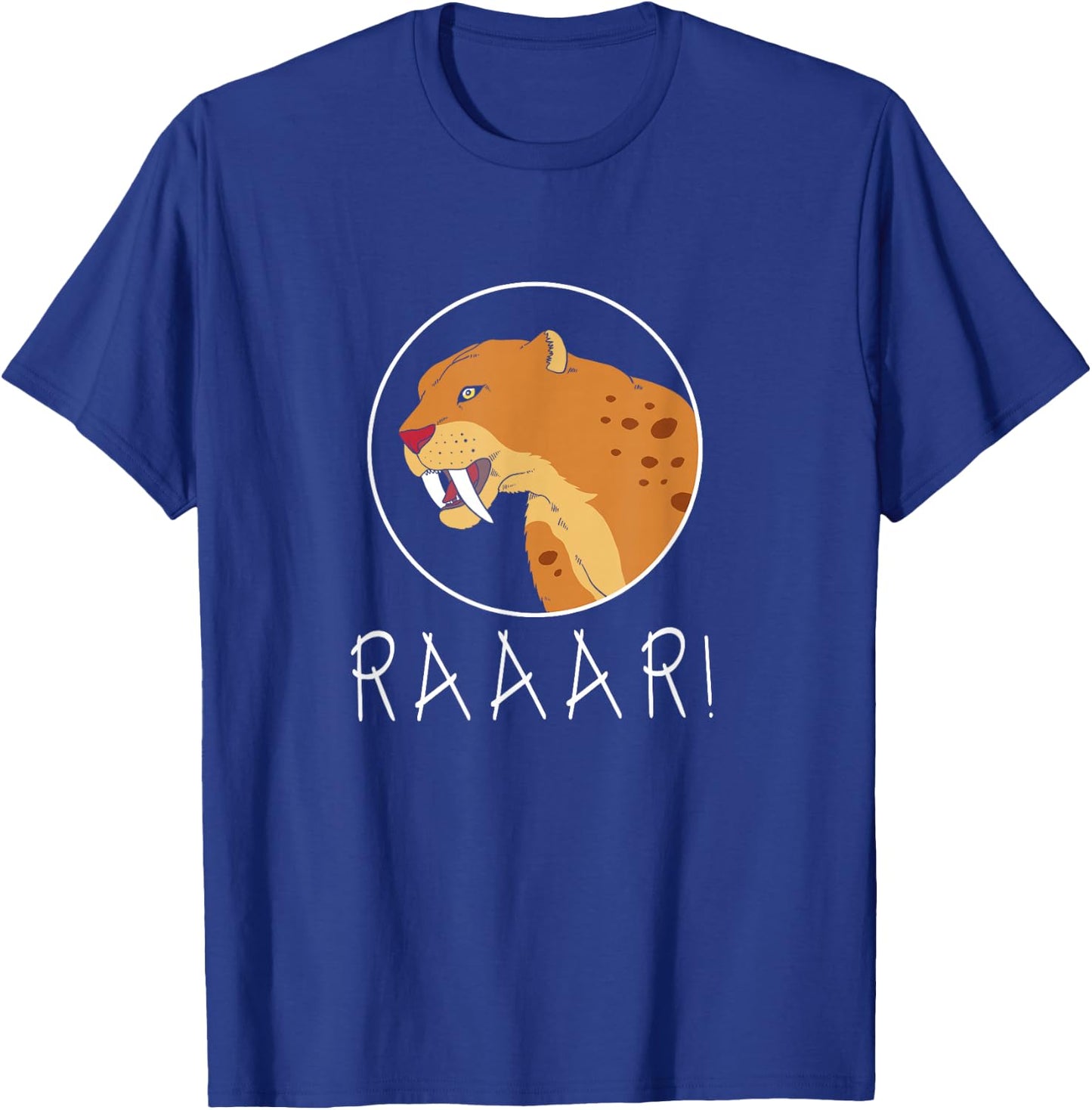 Cute Baby Tiger Smilodon Sabertooth Tiger T-Shirt - T-Shirt | Royal