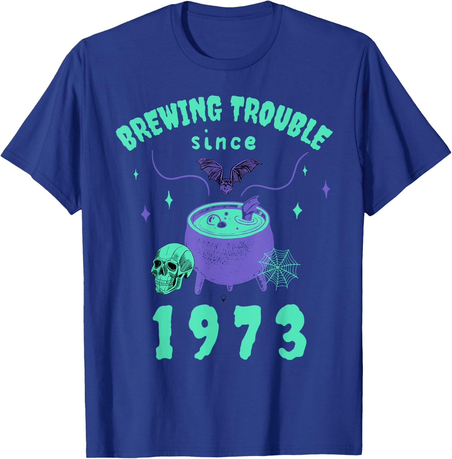 1973 funny Halloween Costume Birthday T-Shirt - T-Shirt | Royal