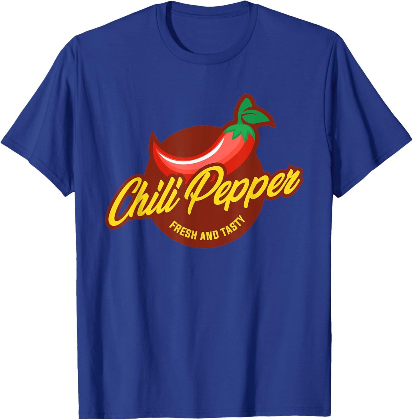 Chili Pepper Sauce Bottle Label Funny Halloween Costume T-Shirt - T-Shirt | Royal
