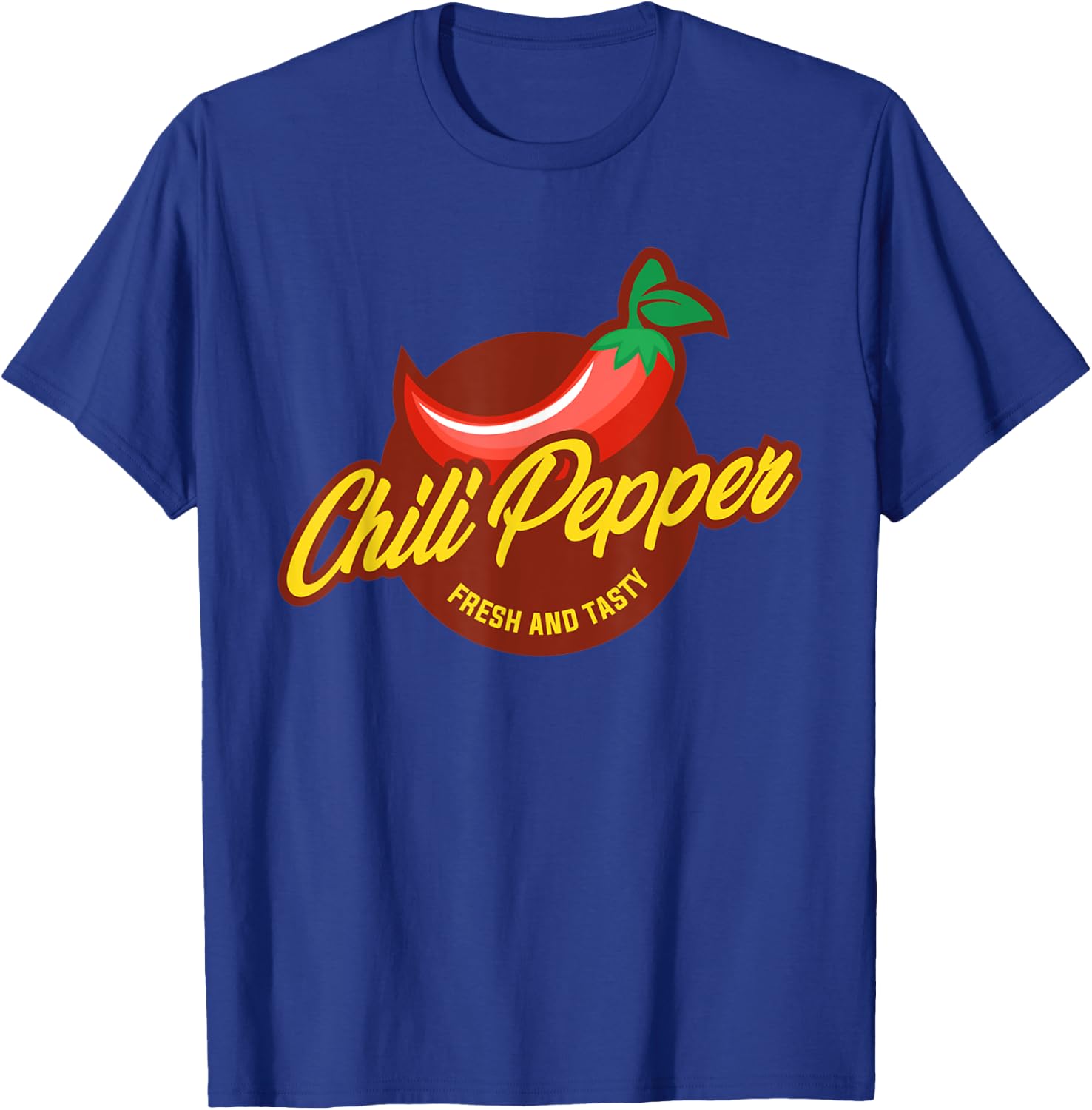 Chili Pepper Sauce Bottle Label Funny Halloween Costume T-Shirt - T-Shirt | Royal