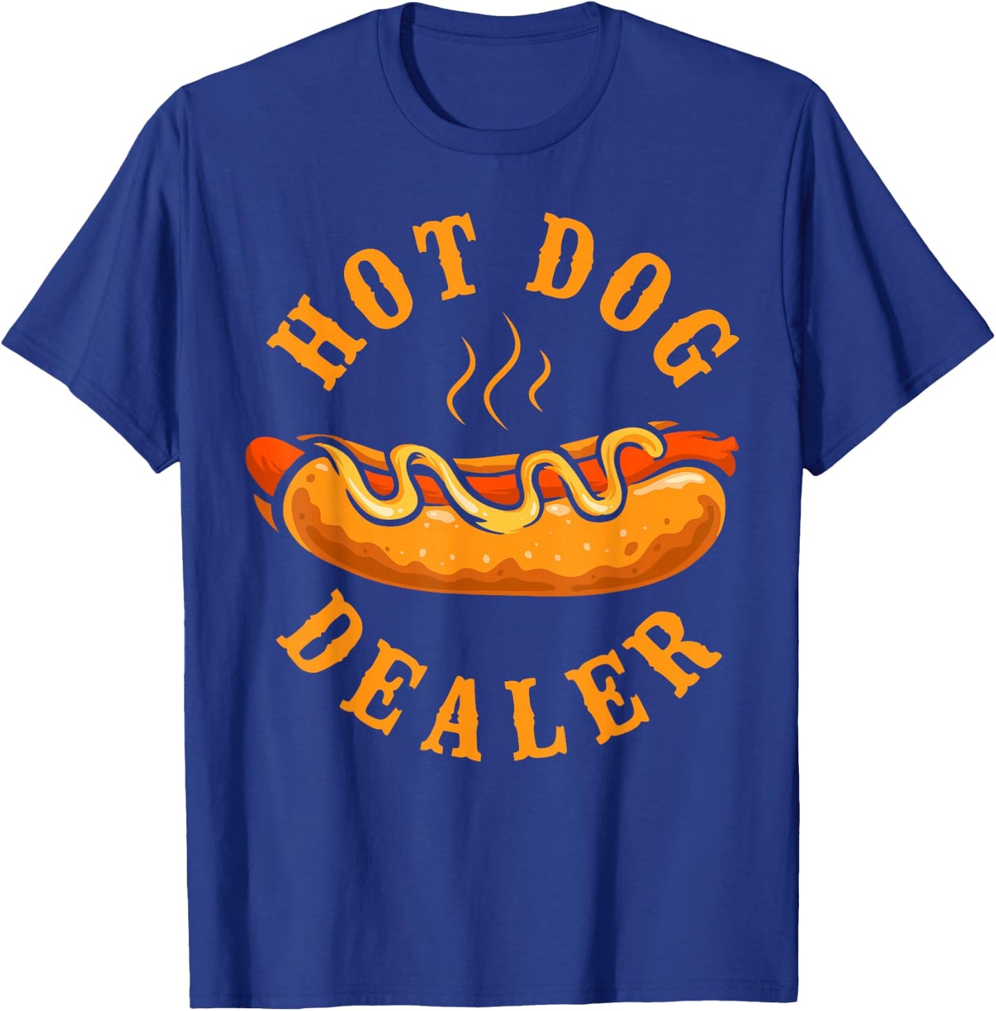 Hot Dog Adult Hot Dog Dealer T-Shirt - T-Shirt | Royal