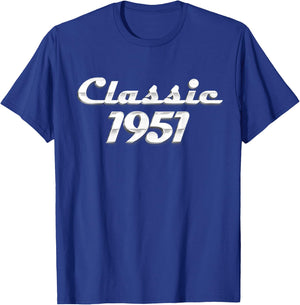 73 Year Old Gift Classic 1951 Vintage Car 73rd Birthday T-Shirt - T-Shirt | Royal