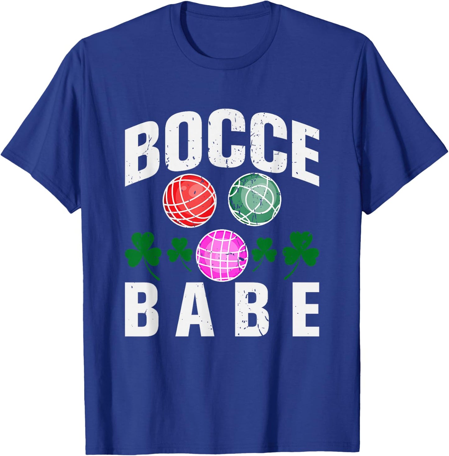 Bocce Babe Funny Bocce Ball T-Shirt - T-Shirt | Royal