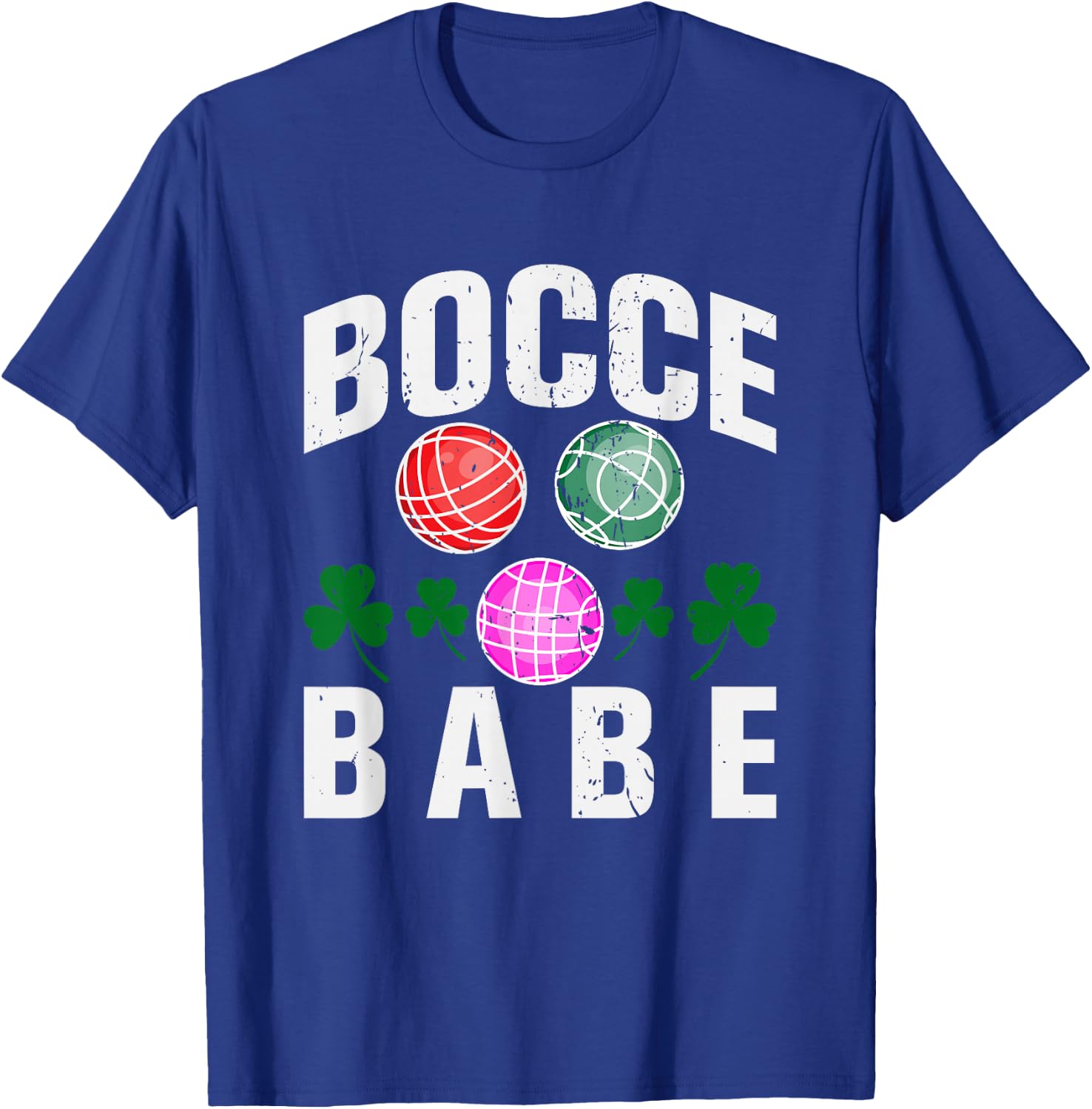 Bocce Babe Funny Bocce Ball T-Shirt - T-Shirt | Royal