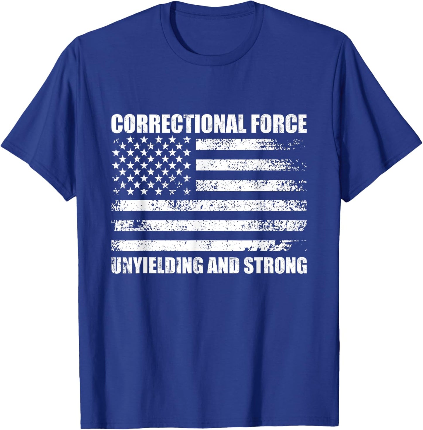 Correctional officer quote corrections patriotic design T-Shirt - T-Shirt | Royal