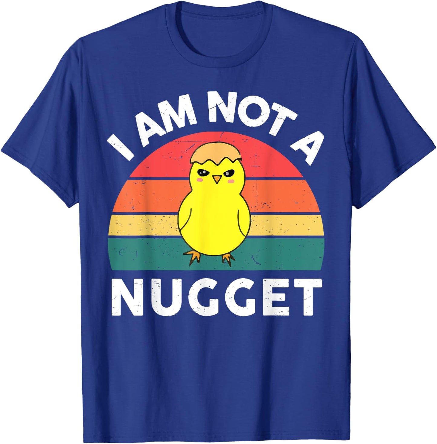 CAT Vegan-Shirt I Am Not Nugget Men Women Funny Vegetarian Gift T-Shirt - T-Shirt | Royal