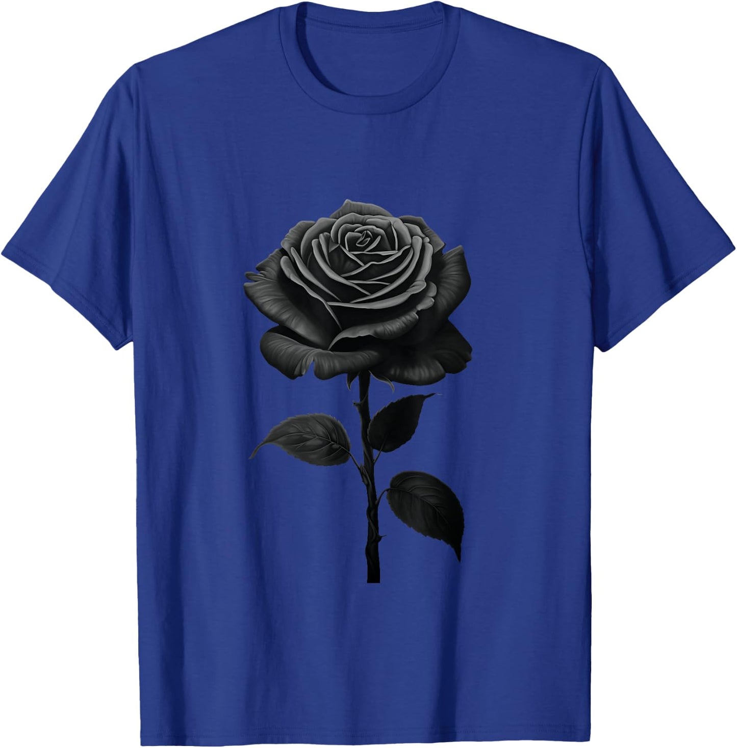 Black Rose T-Shirt - T-Shirt | Royal
