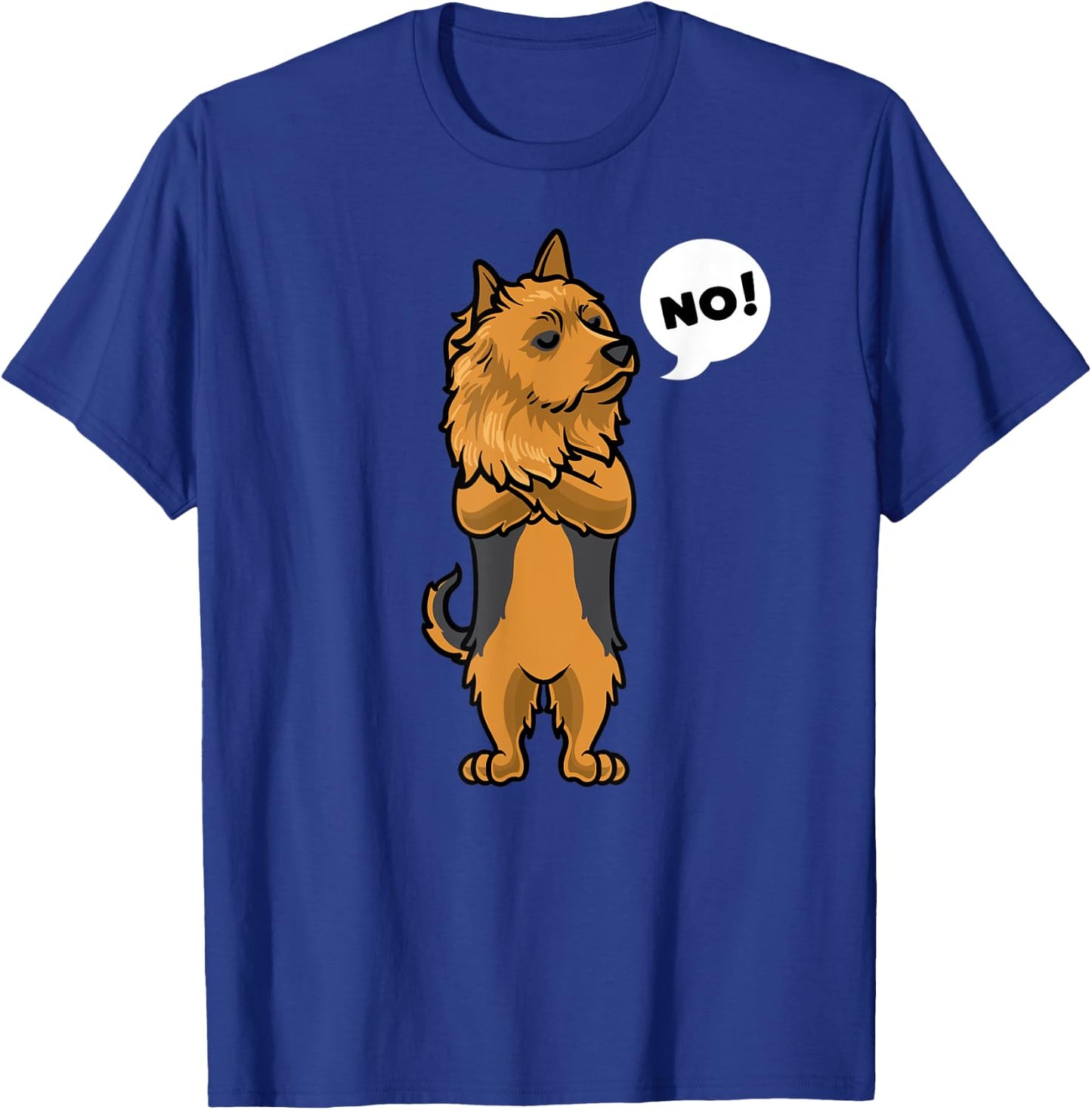 Stubborn Australian Terrier Dog T-Shirt - T-Shirt | Royal