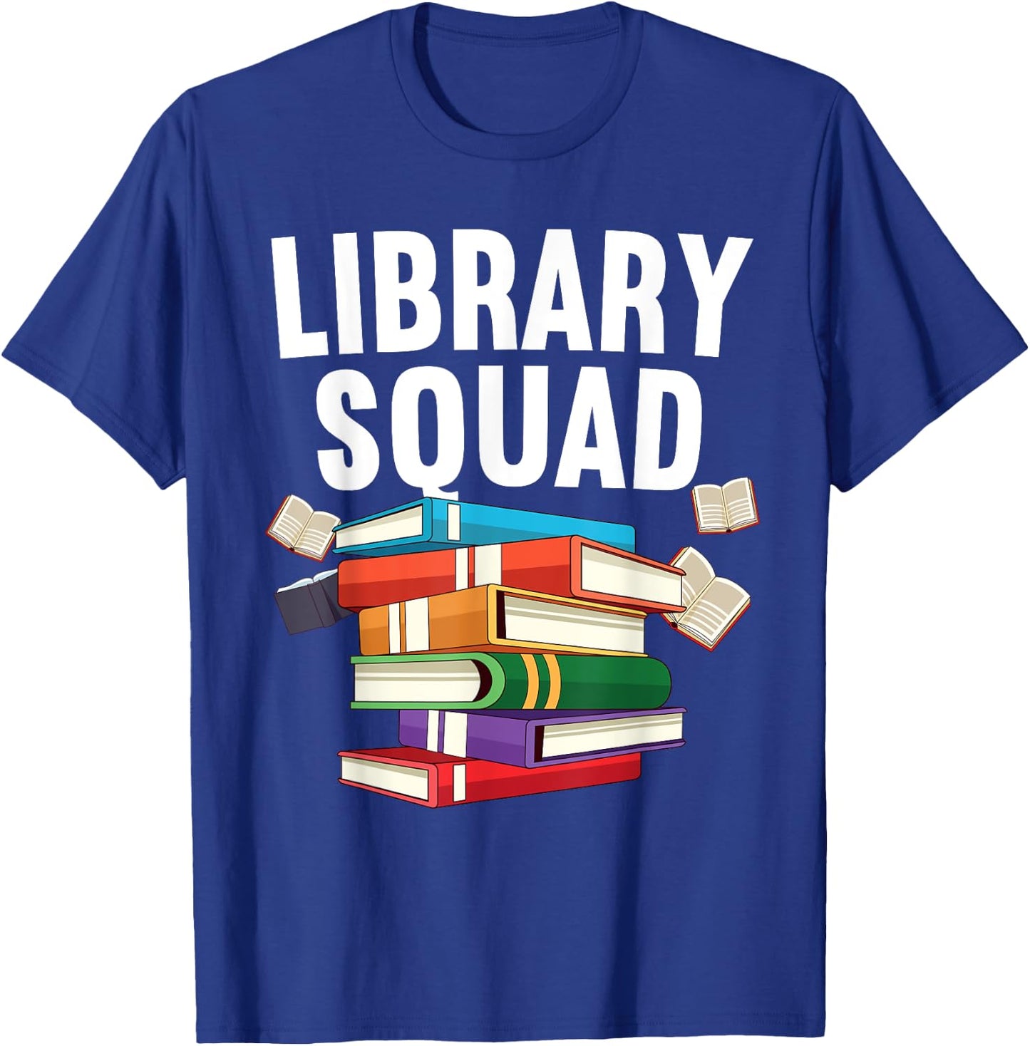 Funny Library Women School Librarian Fiction Lover T-Shirt - T-Shirt | Royal