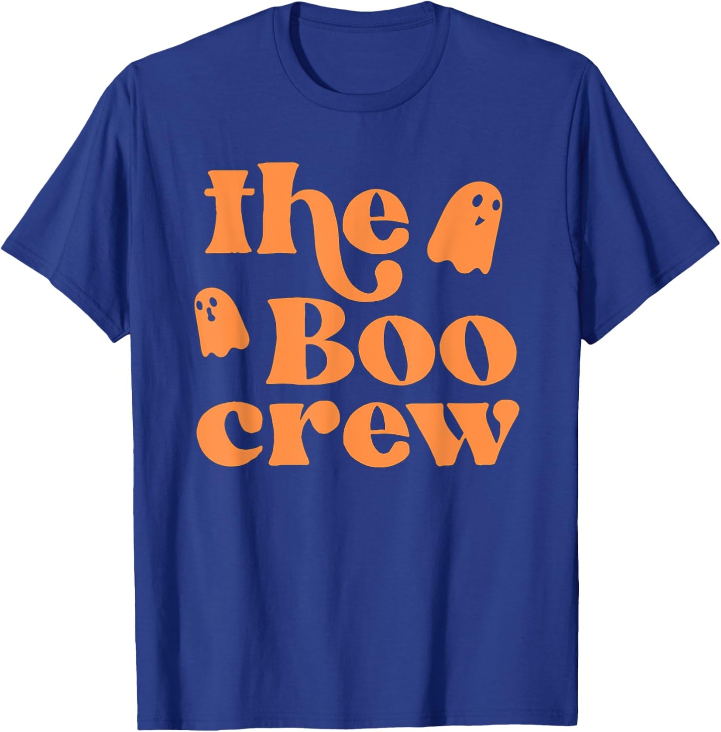 The Boo Crew in orange Halloween T-Shirt - T-Shirt | Royal
