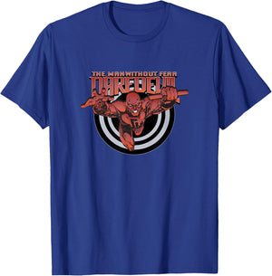 Marvel Comics Retro Classic Daredevil Bullseye Background T-Shirt - T-Shirt | Royal