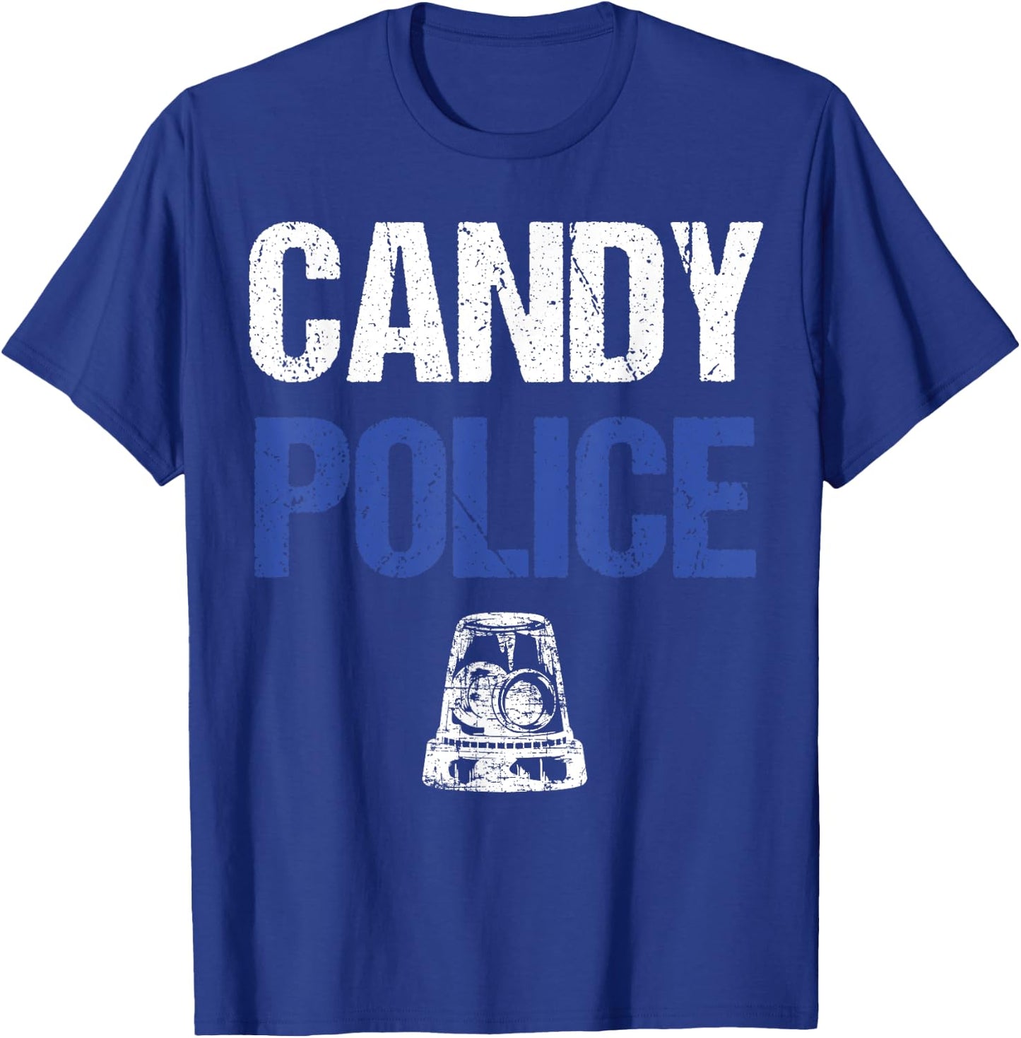 Candy Police Funny Halloween Gift Kids Boys Men Women T-Shirt - T-Shirt | Royal