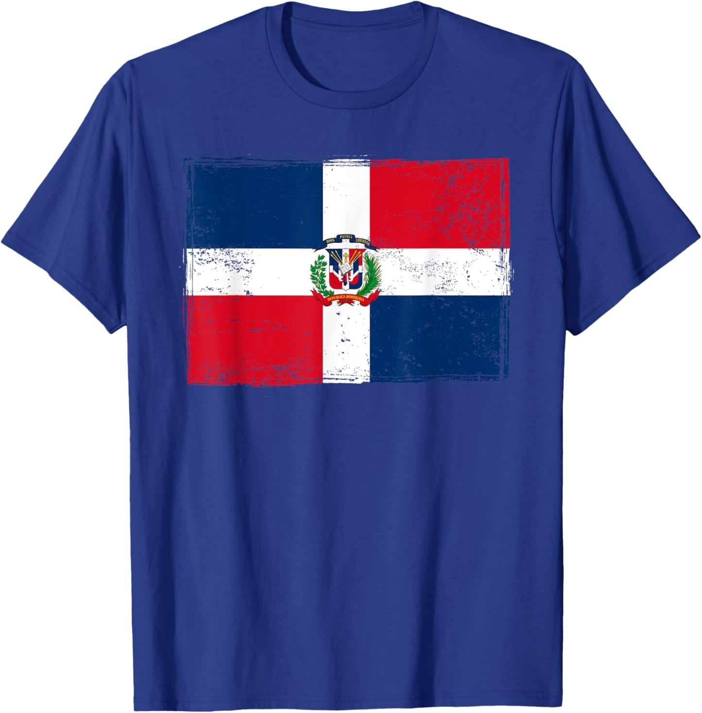 Dominican Republic Flag & Dominican Outfit T-Shirt - T-Shirt | Royal