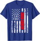 US American Flag Sports Patriotic Cross Country Running Women Girls Kids Men T-Shirt - T-Shirt | Royal