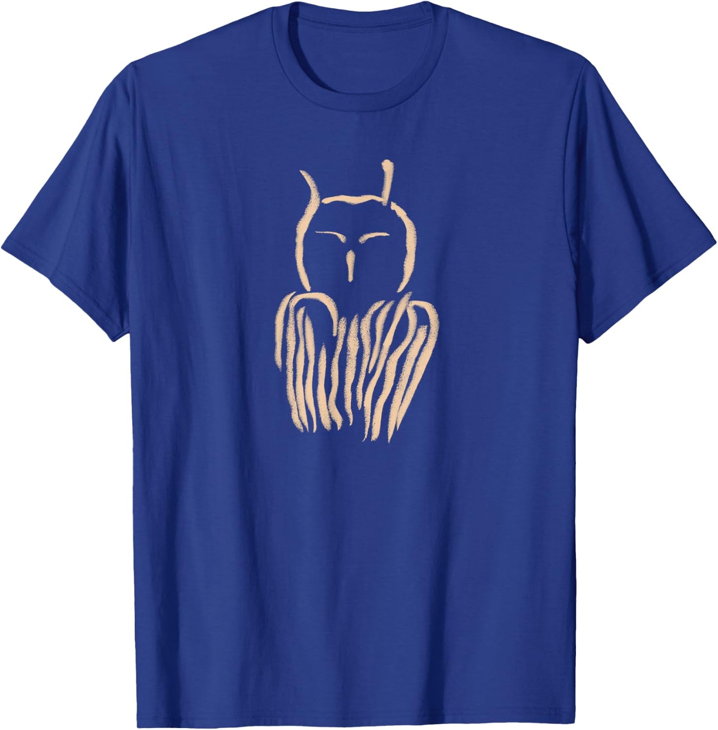 Stone Age Cave Painting of an Owl from the Grotto Chauvet T-Shirt - T-Shirt | Royal