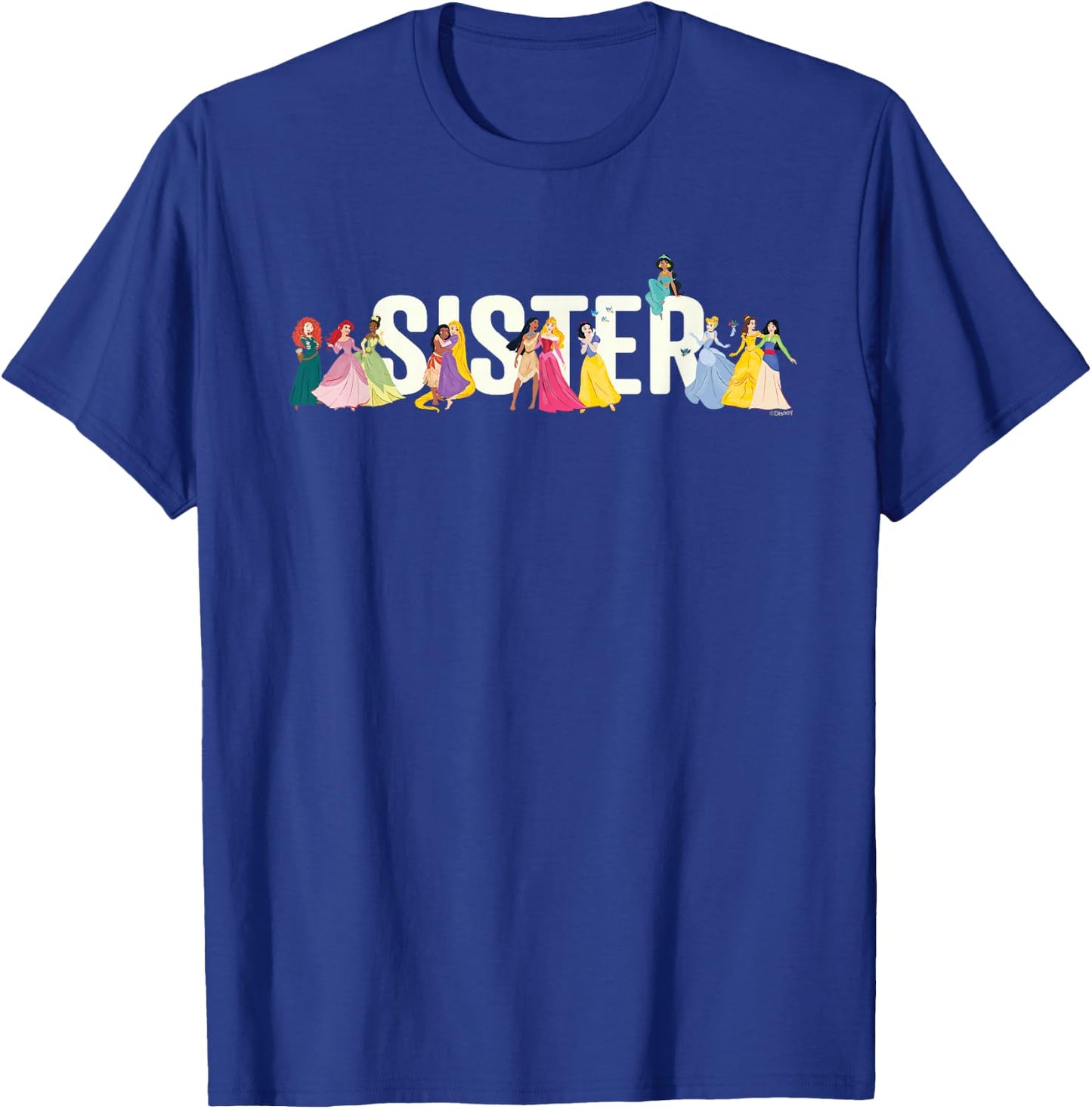 Disney Princess Squad Sister Family Trip Vacation Reunion T-Shirt - T-Shirt | Royal