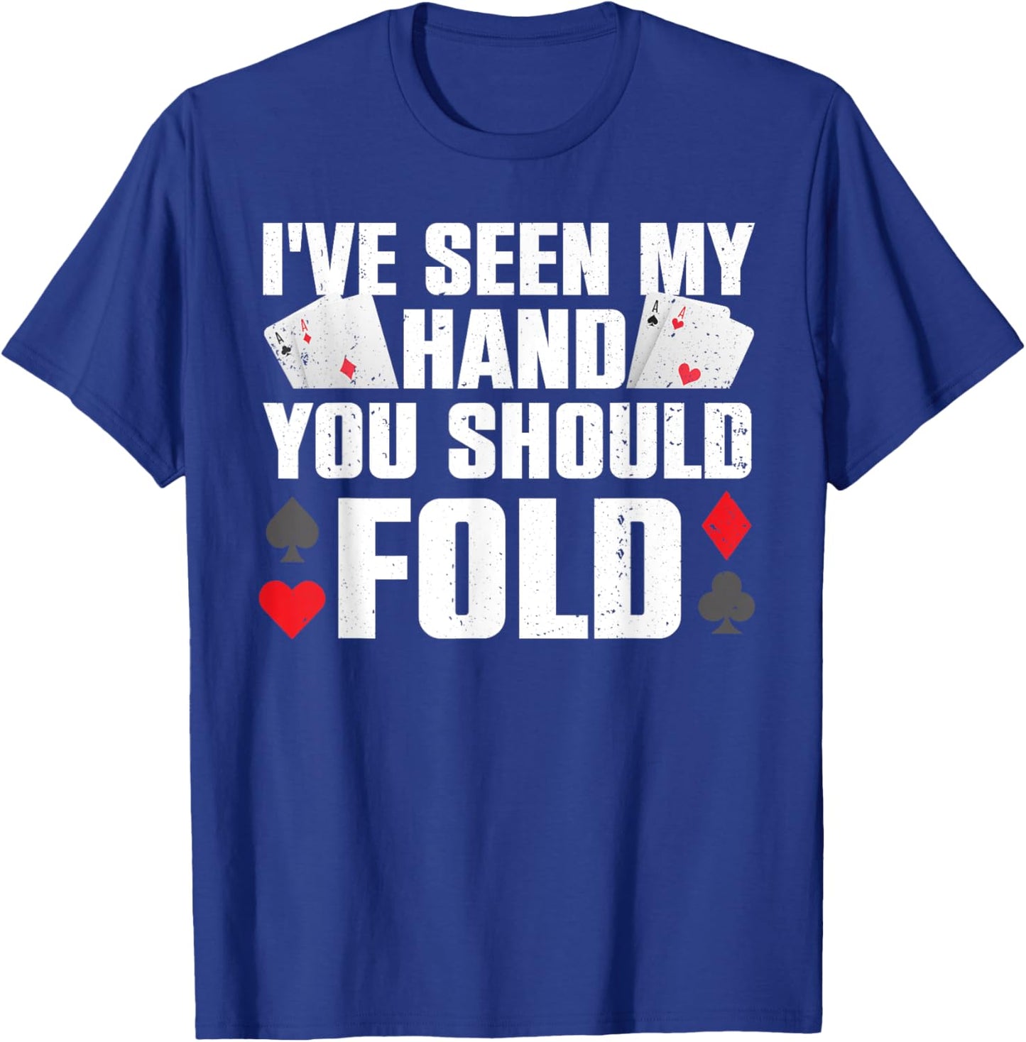 Funny Poker Player Art Women Gambler Casino Lover T-Shirt - T-Shirt | Royal