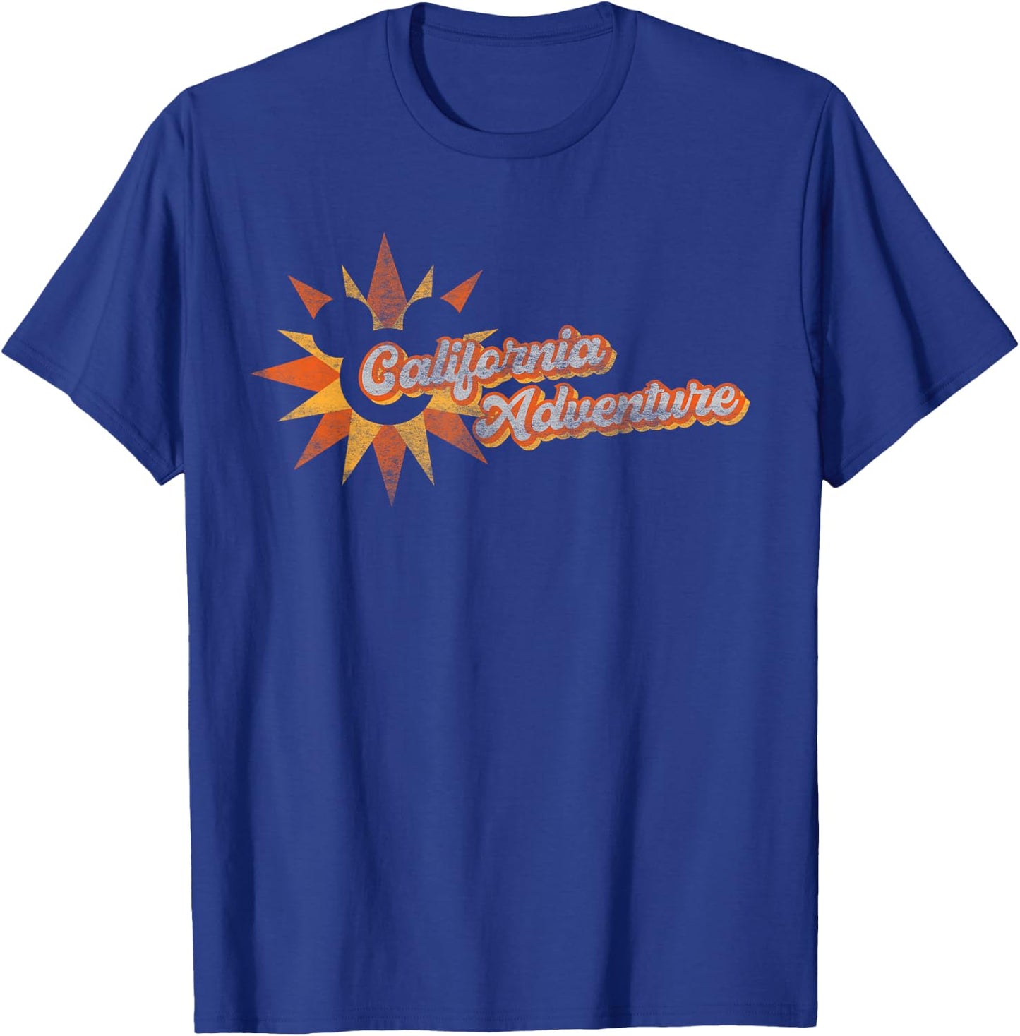 California Adventure Fun Retro Vintage 80s T-Shirt - T-Shirt | Royal