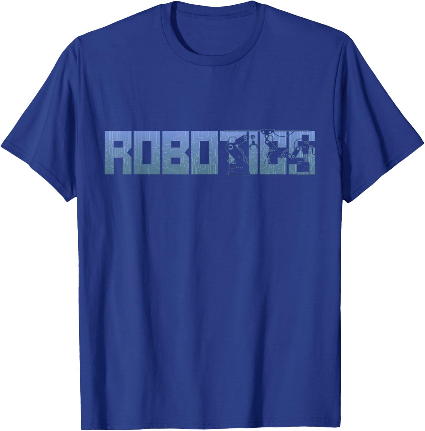 Robot Robotics Engineer Robotics T-Shirt - T-Shirt | Royal