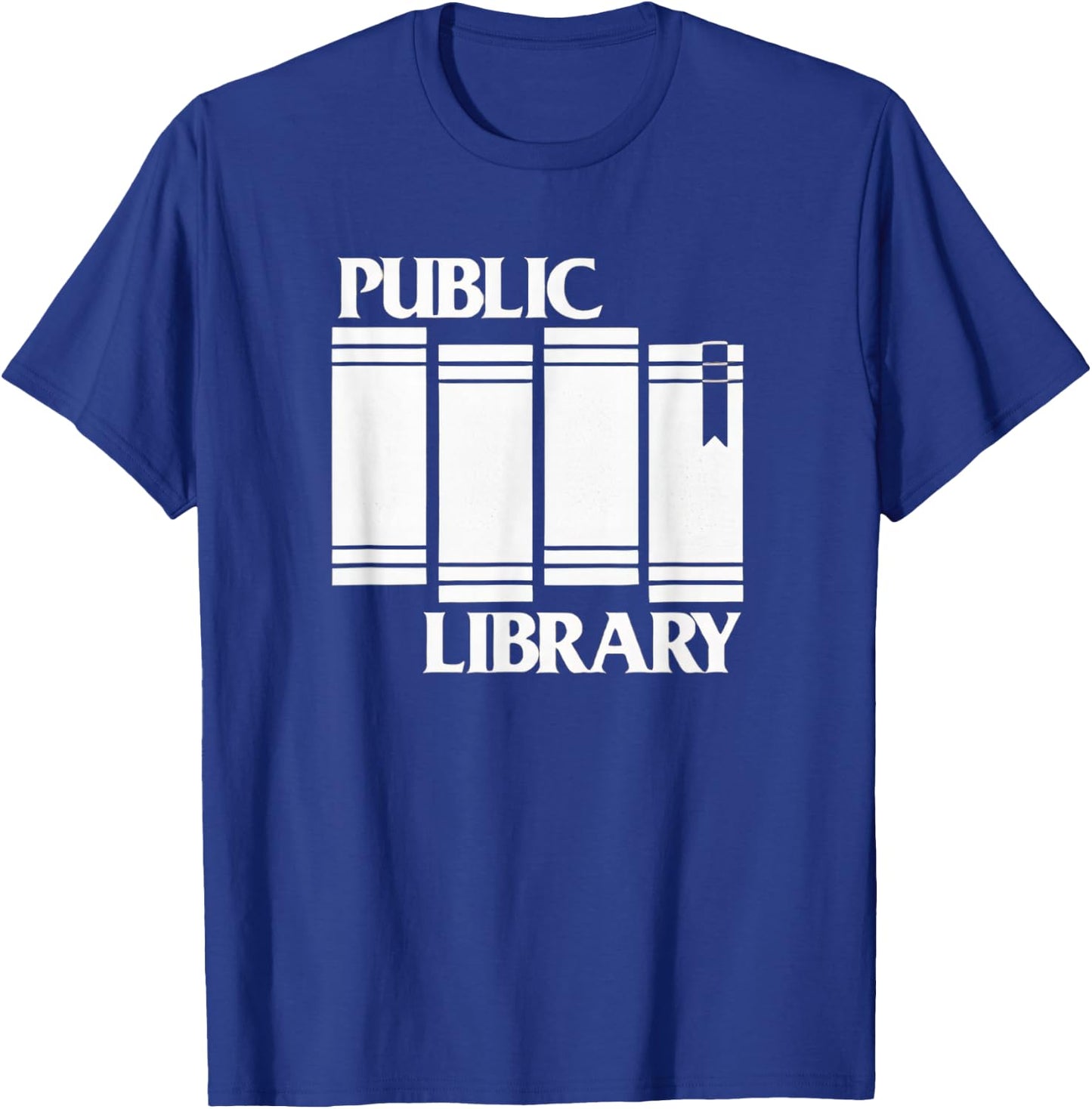 Public Library Punk Libraries Books T-Shirt - T-Shirt | Royal
