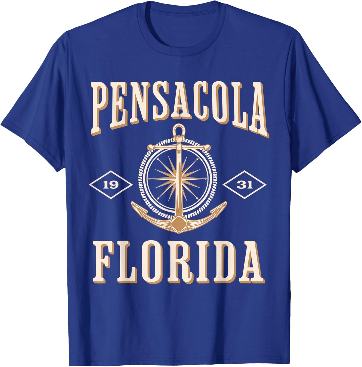 Pensacola Florida Beach Summer Vacation Women Kids T-Shirt - T-Shirt | Royal