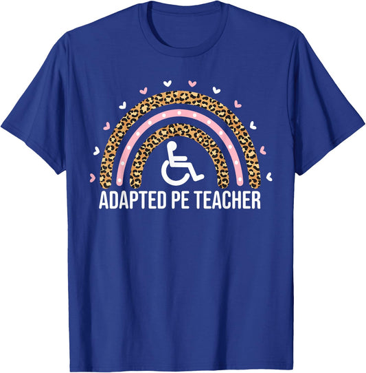 Adapted Physical Education Women PE Teacher Phys Ed T-Shirt - T-Shirt | Royal