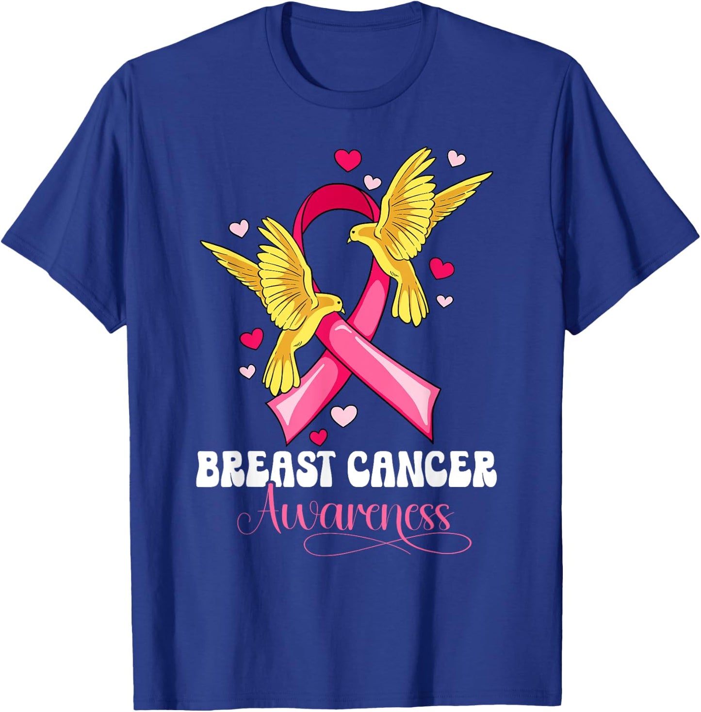 Breast Cancer Awareness T-Shirt - T-Shirt | Royal
