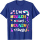 Kids I'm Nevaeh Doing Nevaeh Things Cute Girls Personalized Name T-Shirt - T-Shirt | Royal