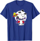 Peanuts - Snoopy Woodstock Vampire T-Shirt - T-Shirt | Royal