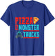 Monster Truck Party Pizza Boys Kids Toddlers T-Shirt - T-Shirt | Royal