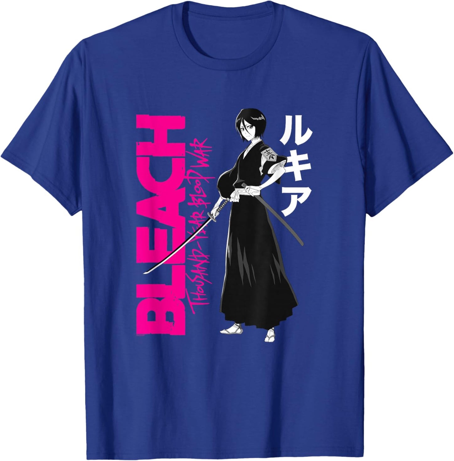 Bleach: Thousand Year Blood War Rukia with Large Logo Anime T-Shirt - T-Shirt | Royal