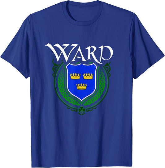 Ward Surname Irish Clan Tartan Badge Ireland T-Shirt - T-Shirt | Royal