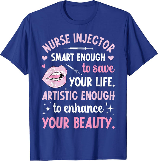 Nurse Injector Appreciation Aesthetic Nurse Injector T-Shirt - T-Shirt | Royal