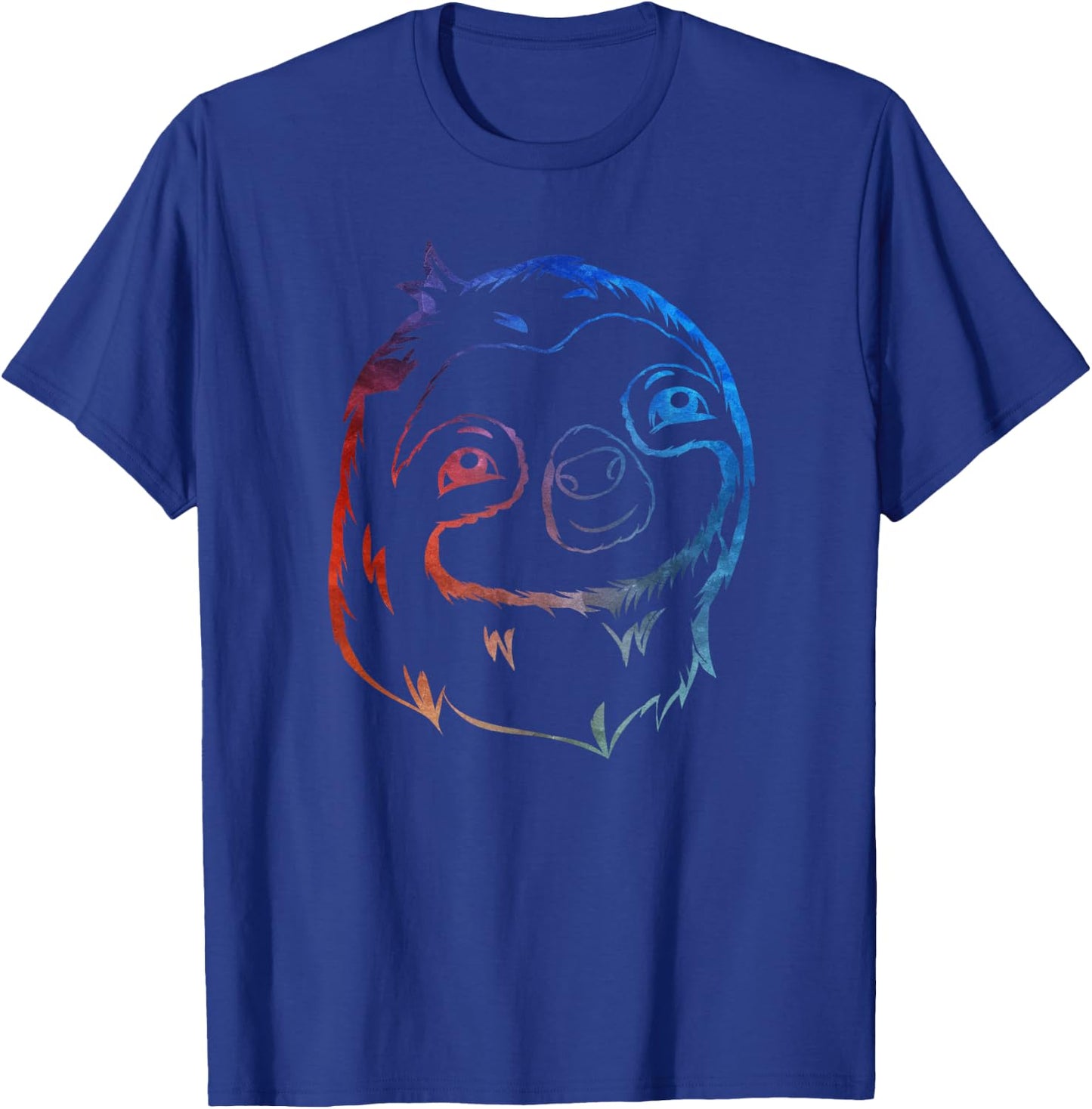 Sloth Art Funny Animal Arboreal Lover Outfit Men Women Kids T-Shirt - T-Shirt | Royal