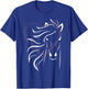 Women's horse shirt for riders and lovers of horses T-Shirt - T-Shirt | Royal