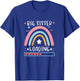 Big Sister Loading Big Sister Offspring Announcement 2025 T-Shirt - T-Shirt | Royal