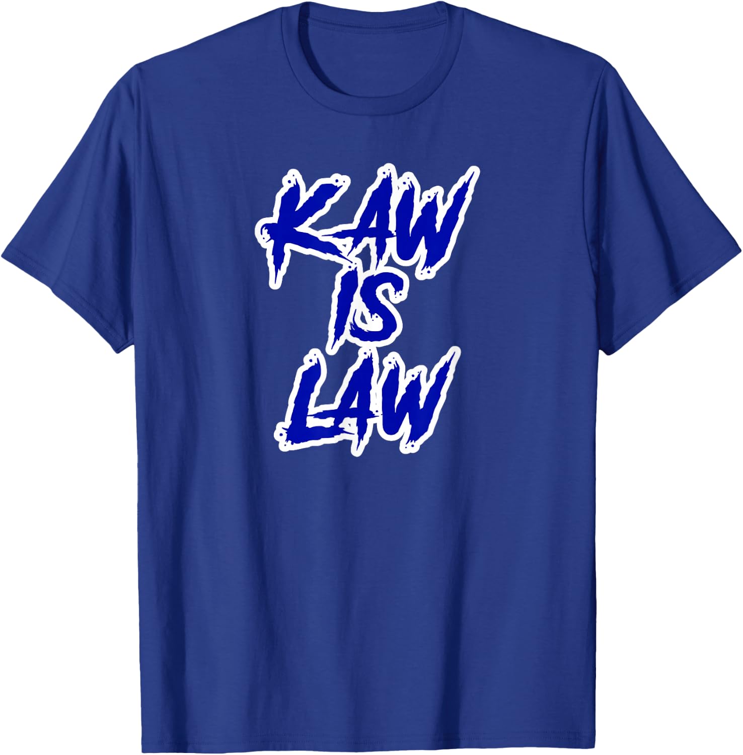 KaKaw is Law Battlehawks St. Louis Football Tailgate T-Shirt - T-Shirt | Royal