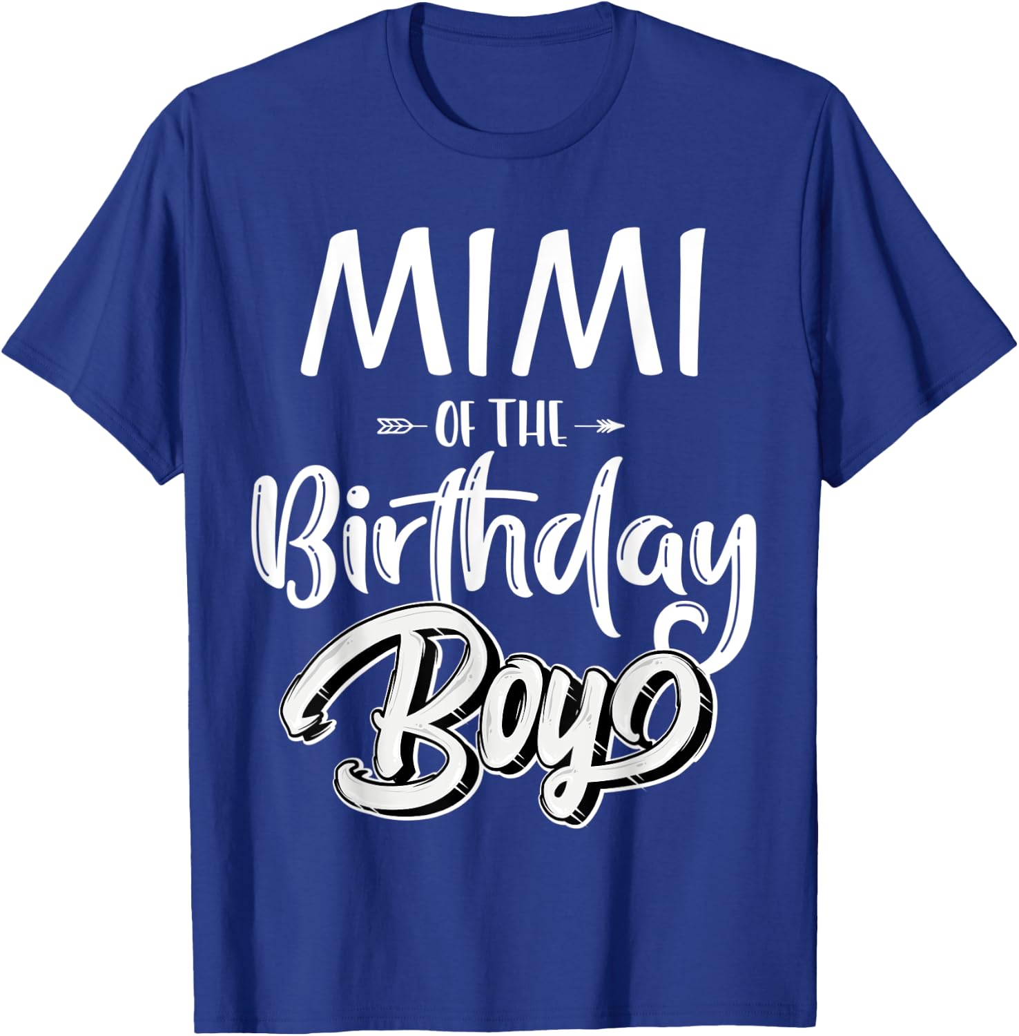 Mimi of The Birthday Boy Family Matching Party Grandma Women T-Shirt - T-Shirt | Royal