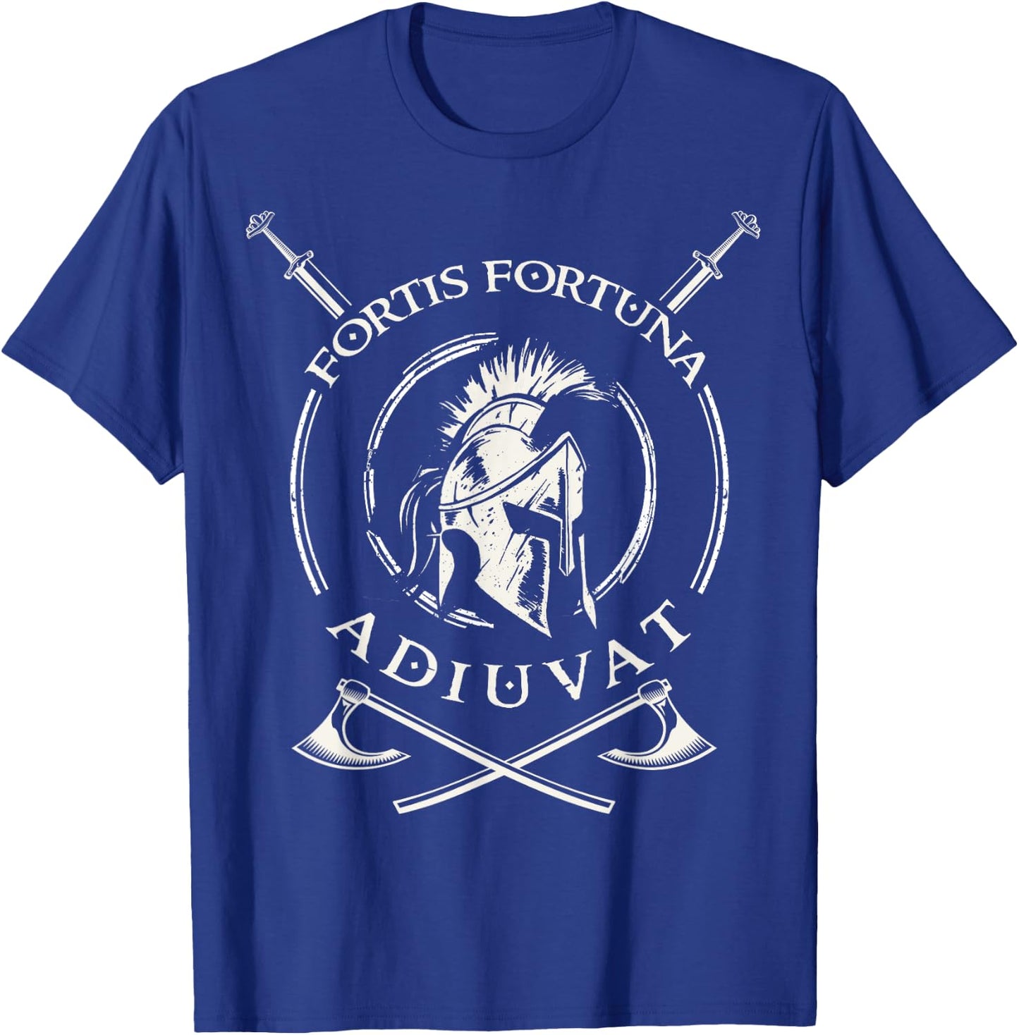 Fortis Fortuna Adiuvat - Latin - Fortune Favors The Brave T-Shirt - T-Shirt | Royal