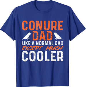 Sun Conure Dad Parrot Bird Conure T-Shirt - T-Shirt | Royal