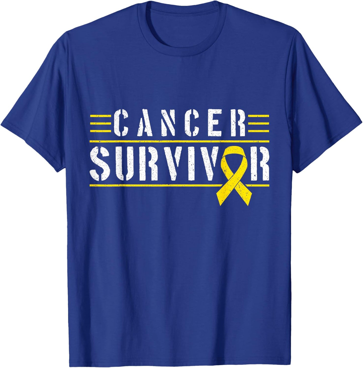 Childhood Cancer Survivor T-Shirt - T-Shirt | Royal