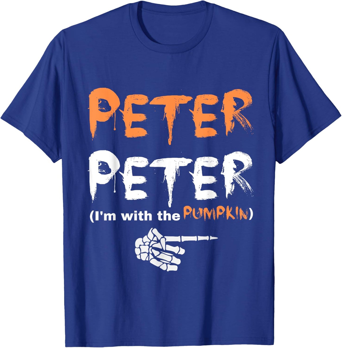 Peter Pumpkin Eater Halloween Matching Couples Costume T-Shirt - T-Shirt | Royal