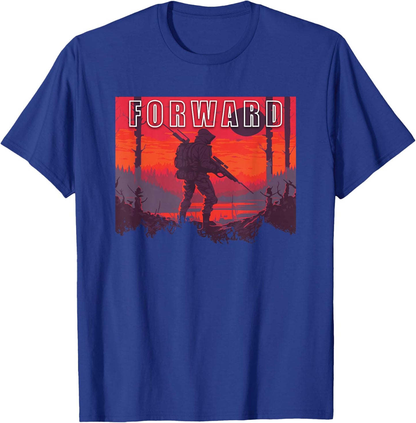 Forward Observations Group. Fog Retro Scout T-Shirt - T-Shirt | Royal