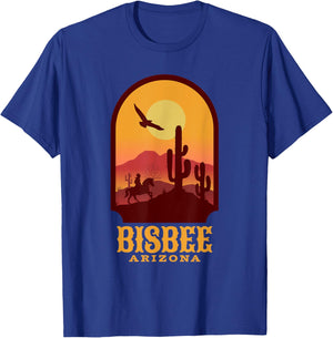 Yellow Sunset in Bisbee Arizona T-Shirt - T-Shirt | Royal