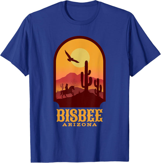 Yellow Sunset in Bisbee Arizona T-Shirt - T-Shirt | Royal