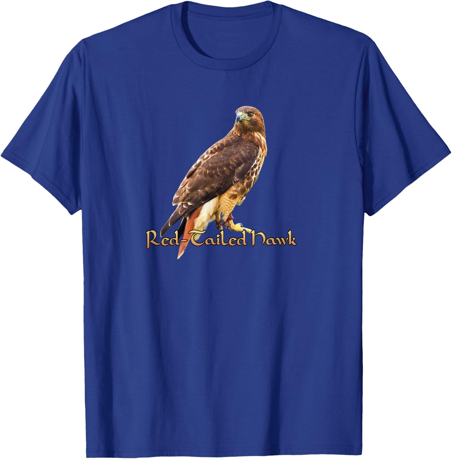 Red Tailed Hawk Wildlife T-Shirt - T-Shirt | Royal