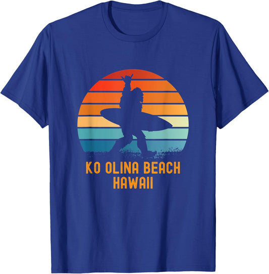 Ko Olina Beach - Hawaii Sasquatch Souvenir T-Shirt - T-Shirt | Royal