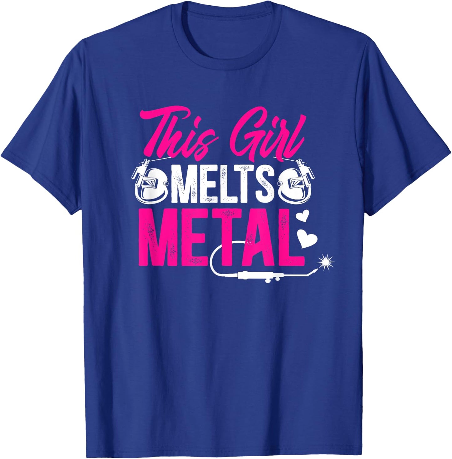 This Girl Female Welder Girl Welding Women T-Shirt - T-Shirt | Royal