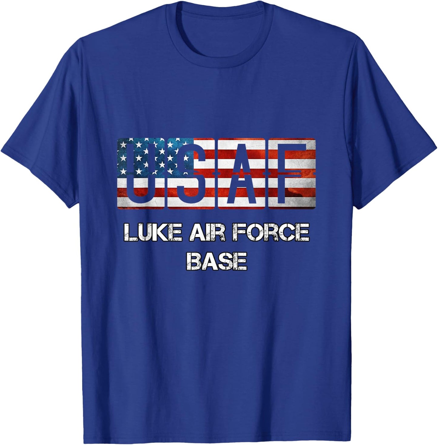Luke Air Force Base Distressed T-Shirt - T-Shirt | Royal