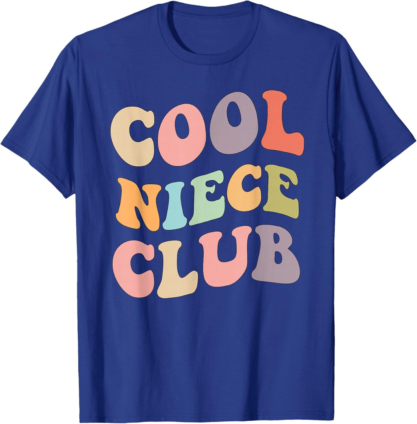 Cool Niece Club- Family Matching graphics T-Shirt - T-Shirt | Royal